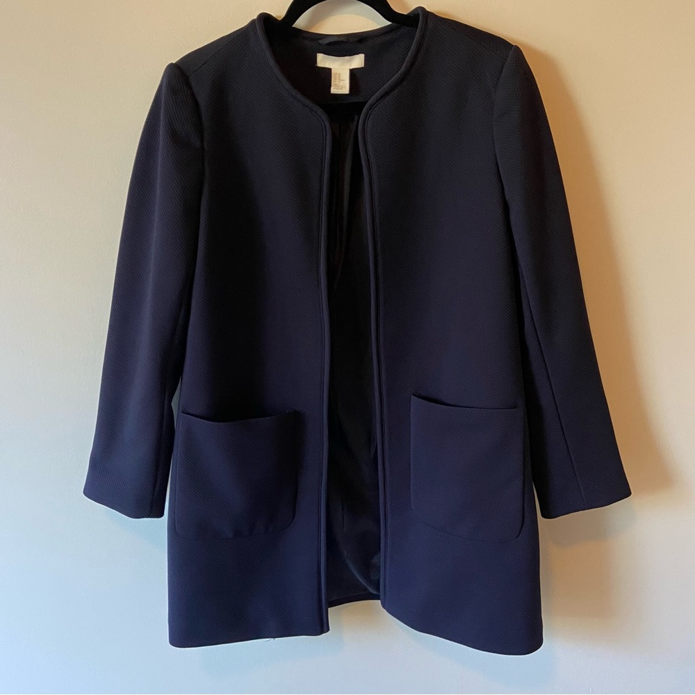 H&M Blue Long Jacket